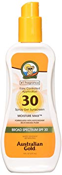 Australian Gold Spray Gel Sunscreen SPF 30, Clear 8 oz