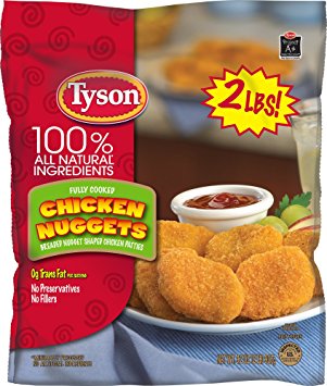 Tyson Chicken Nuggets, 32 oz (frozen)