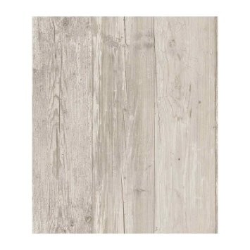 York Wallcoverings ZB3347 Wide Wooden Planks Wallpaper GrayBlackOff White