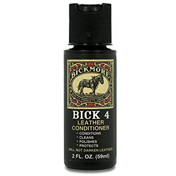Bickmore Bick 4 Leather Conditioner 2oz - Best Since 1882 - Cleaner & Conditioner - Restore Polish & Protect All Smooth Finished Leathers