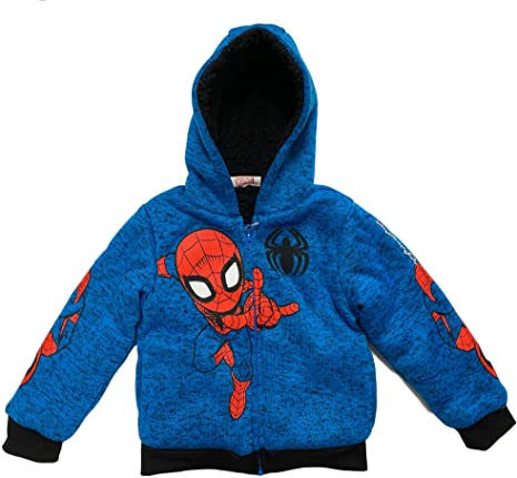 Spider-Man Toddler & Little Boys Sherpa Fleece Hoodie