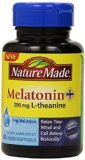 Nature Made Melatonin  with 200 Mg L-theanine 60 Count Packaging may vary