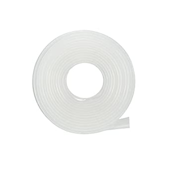 uxcell Heat Shrink Tubing 5/16-inch(8mm) Dia 12.5mm Flat Width 2:1 Heat Shrink Tube Wire Wrap 3.3ft Clear