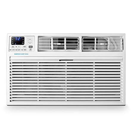 Emerson Quiet Kool 230V 14,000 Smart Through-The-Wall 10,600 BTU Supplemental Heating, EATE14RSD2T Air Conditioner, 14000, WiFi, White