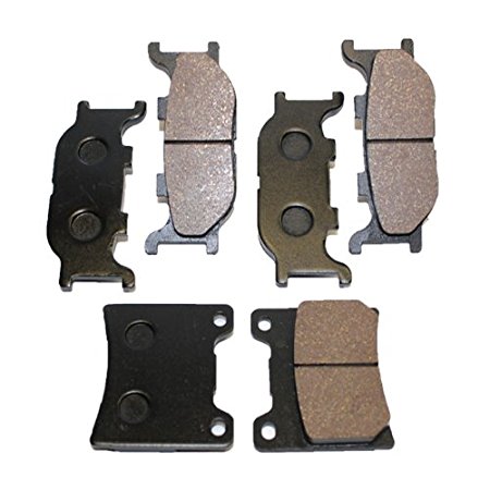 Caltric FRONT REAR BRAKE Pads Fits YAMAHA V-STAR 1100 CLASSIC XVS1100 XVS 1100 2000-2009 FRONT REAR BRAKE Pads