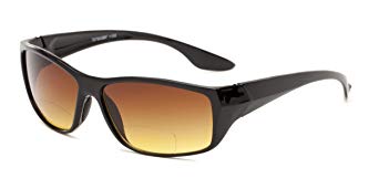 Readers.com | The Utah Driving Bifocal Reading Sunglasses Square Stylish Men's & Women's Full Frame Reading Sunglasses