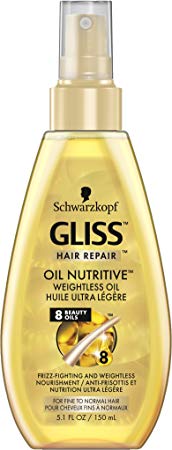 Schwarzkopf GLISS Oil Nutritive Weightless Oil, 150ml (2109272)