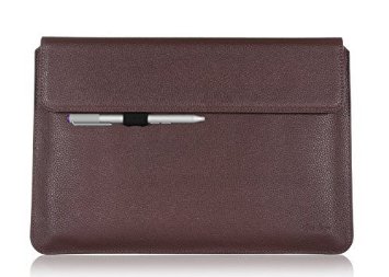 Microsoft Surface Pro 4 Case Sleeve also fit Surface PRO 3  Surface 3 ProCase Wallet Sleeve Case for Surface PRO 4  3 Tablet Computer Compatible with Surface Type Cover Keyboard Brown