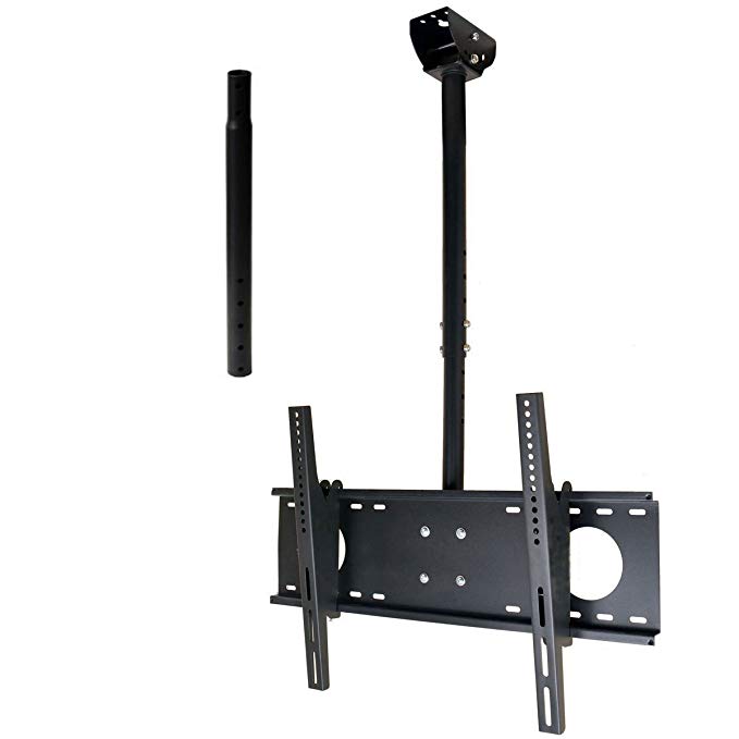 VideoSecu LCD LED Plasma TV Ceiling Mount Fit Samsung LN46C750 LN55C750 LN55C630 LN46C630 LN40C540 LN46C540 LN40C610 LN55C610 LN40C630 LN46C550 with Free 19.7 inch Extension Pole for Ceiling Mount 3UO