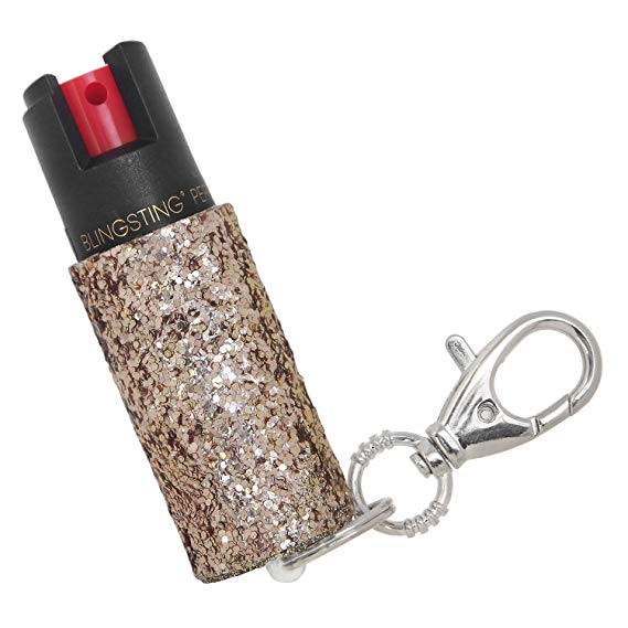 Pepper Spray Keychain for Women - Fashionable & Powerful, Our 10% OC, No Gel Sprays Long Range and is Specifically Designed for Women, Safe, Accessible, Easy to Use, No Accidents, and Refillable