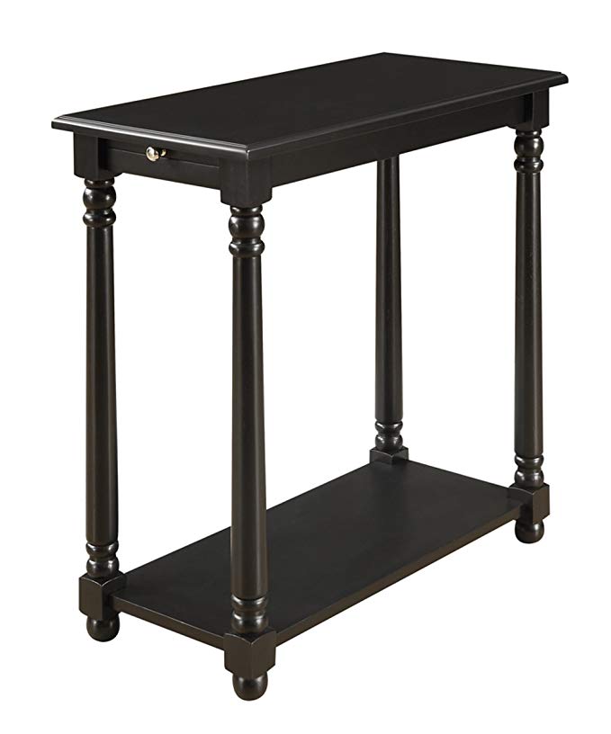 Convenience Concepts French Country Regent End Table, Black