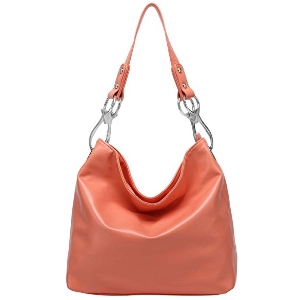 FASH Limited Chic Hobo Handbag Glossy Texture PU Leather Handbag