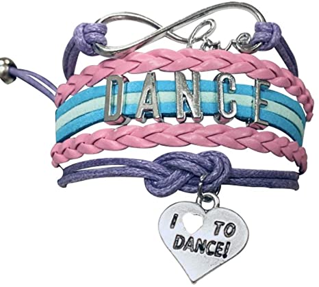 Dance Bracelet- Dance Jewelry - Love Dance Charm Bracelet- Gift For Dance Recitals & Dancers