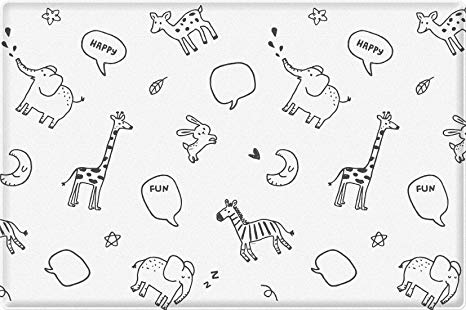 Parklon Baby Soft Play Mat Animal Talk (Animal Talk, Medium)
