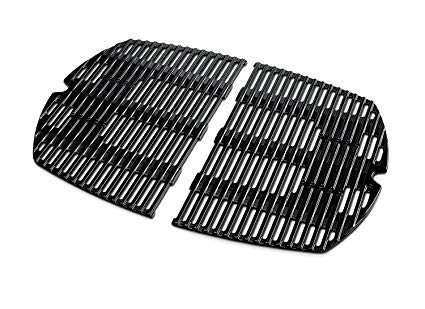 soldbbq Porcelain-Enameled Cast-Iron Cooking Replacement Grates for Weber Q3000 Grills