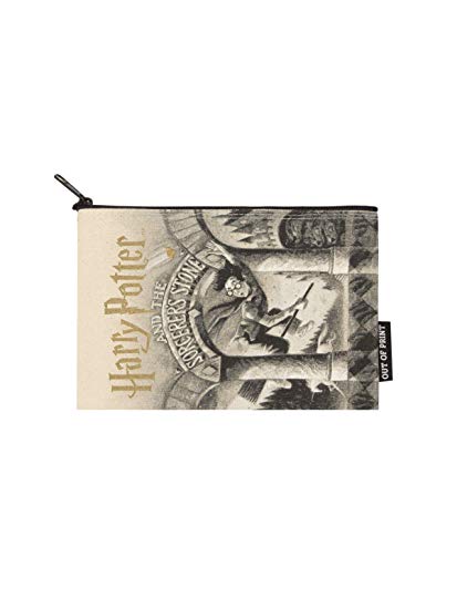 Out of Print Literary and Book-Themed Zipper Pouch for Book Lovers, Readers, and Bibliophiles