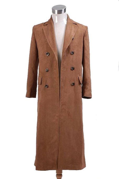 Doctor Who Dr. Brown Long Trench Coat (M-Man)
