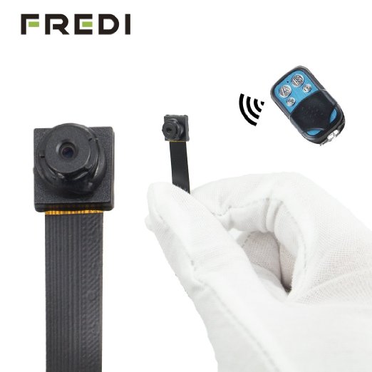FREDI® HD 1080P 720P Mini Super Small Portable Hidden Spy Camera Loop Video Recording Video Recorder Motion Activated Security DVR with wireless remote control