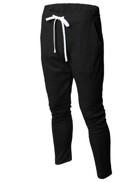 H2H Mens Active Training Cotton Jersey Sweatpants Lightweight Of Various Colors