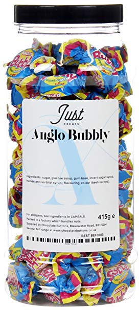 Original Anglo Bubble Gum Gift Jar from the A-Z Retro Sweet Shop Collection