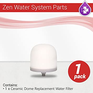 Max Water Replacement Ceramic Dome Water Filter for Zen Water Systems - Countertop & Water Coolers.