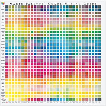 Color Mixing Guide - Magic Palette Studio Color Guide - 841 Colors