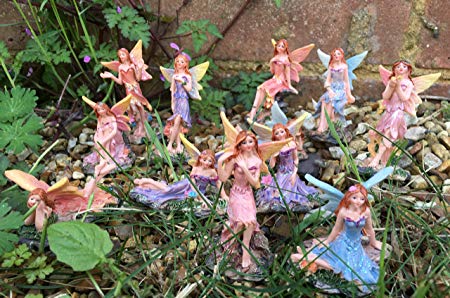 Set Of Six Fairy Decorations Garden Landscape