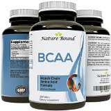 Best BCAA Supplement - Amazing Bodybuilding  Pre Workout Results - Pure Branched Chain Amino Acids - L-Leucine  Food Grade Formula for Men and Women - USA Made by Nature Bound