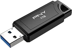 1TB PNY PRO Elite V3 USB 3.2 Gen 2 Flash Drive – Up to 1000MB/s Read, Up to 800MB/s Write, Extreme Performance for Professional Data Storage and Transfers, Premium Metal Design, Type-A Connector