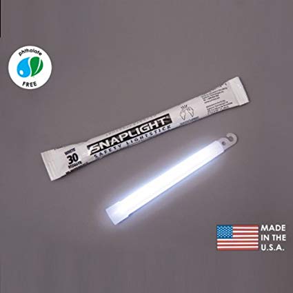 (10 Pack) Cyalume Light sticks 9-08017 - 6 in. SnapLight - White - Hi-Intensity - 30 Minutes - Industrial Grade