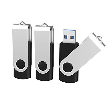 Kootion 3 X 64GB USB 3.0 Flash Drive 64 GB Thumb Dirve Swivel Jump Drive