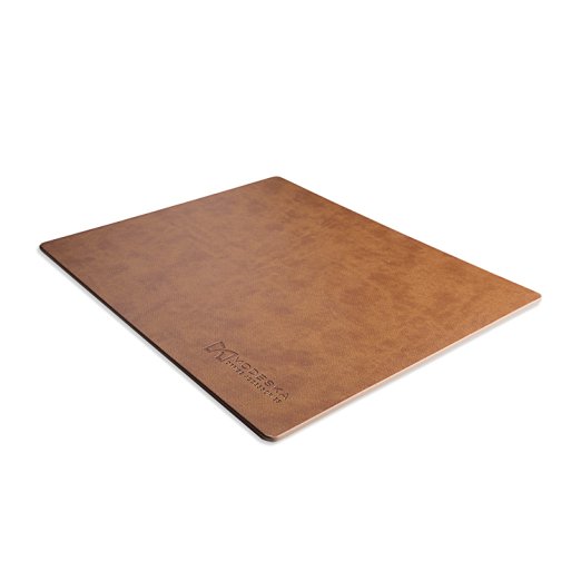 TOP RATED - Modeska 10.3"x8.3" Leather Mouse Pad - Gaming and Executive Mousepad - Brown