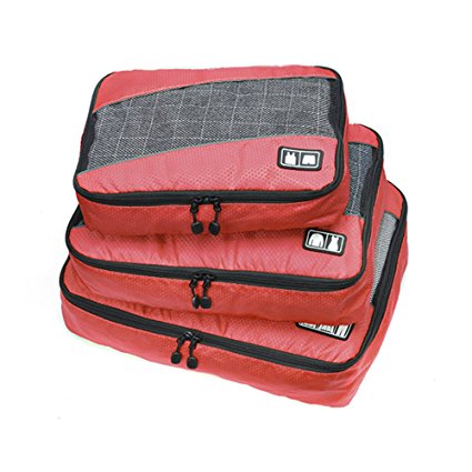 TOPAIS Travel 3pcs Packing Cubes Carry-on Luggage Packing Organizers Set of 3