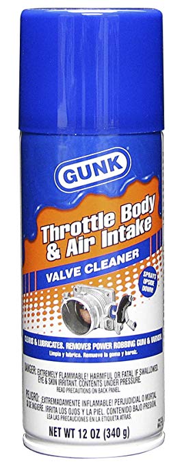 Gunk M4712 Clear One Each, 12 oz. Throttle Body and Air Intake Cleaner