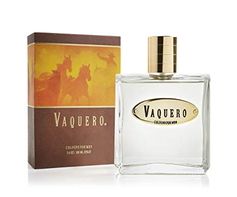 Vaquero Cologne - Natural and Authentic Fragrance Spray Perfume for Men - Crisp Woody Masculine Scent - Notes of Bergamot Cardamom Lavender Orange Blossom Amber, Vanilla Musk 3.4 oz 100 ml