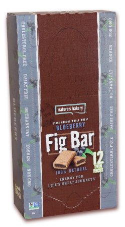 Nature's Bakery Whole Wheat Fig Bar, Blueberry, 12 Count Box