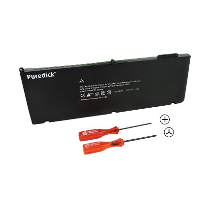 Puredick New Laptop Battery for Apple A1382 A1286 only for Core i7 Early 2011 Late 2011 Mid 2012 Unibody Macbook Pro 15 i7 also fit 661-5476 661-5211Two Free Screwdrivers - 18 Months Warranty Li-Polymer 6-cell 775Wh