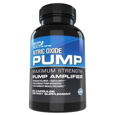 Nitric Oxide Pre Workout Booster for Accelerated Gains in Strength Size Pump Intensifier and Post-workout Muscle Recovery