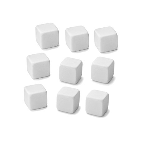 Outset Chillware 76434 Whiskey Stones, Marble, Set of 9