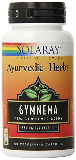 Solaray Gymnema Extract Capsules, 385mg, 60 Count