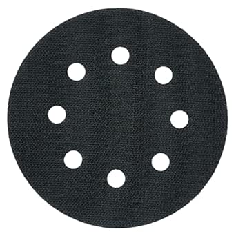 5 inch 8 Hole Premium Hook and Loop Pad Saver for Random Orbital Sanders Pads notably extends The Backing pad´s Lifetime,Multi Hole Pad Protector (1 Pack)