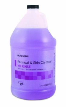 McKesson Perineal Wash No-Rinse Cleanser, 1 Gallon Refill Bottle, # 53-28011 - Peri Wash Skin Cleaner (Formerly REPARA brand)