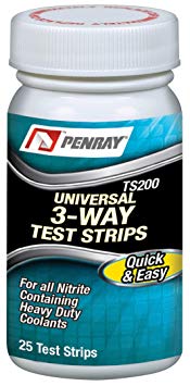 Penray TS200 Universal 3-Way Test Strips - Bottle of 25-Strips