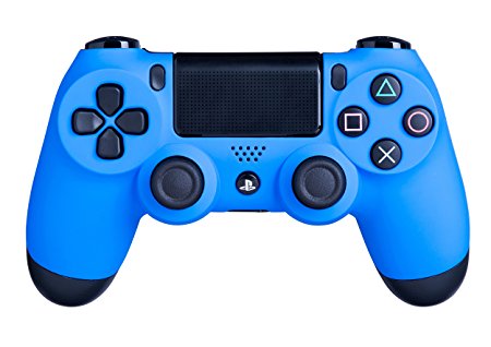 DualShock 4 Wireless Controller for PlayStation 4 - Soft Touch Blue PS4 - Added Grip for Long Gaming Sessions - Multiple Colors Available