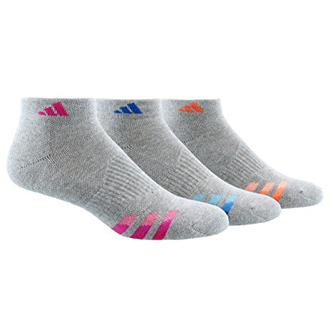 adidas Women's Cushioned Low Cut Socks (3-Pack)