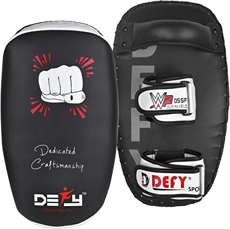 DEFY MMA Strike Shield Kick Target Focus Bag Thai Pads Boxing Mitts Punching Kickboxing (1 Unit)