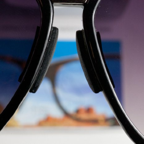 25mm 10 Pair Black GMS Optical Anti-slip Nose Pads for Glasses