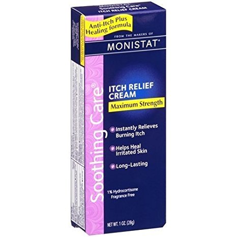 Monistat Soothing Care Maximum Strength Itch Relief Cream - 1 oz (3 pack)
