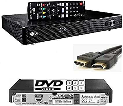 LG BP250 Bluray Player (European REGION)/DVD (MULTIREGION) /CD Player, Remote/Compact/Black with Up-scaling and External Hard Drive Facility