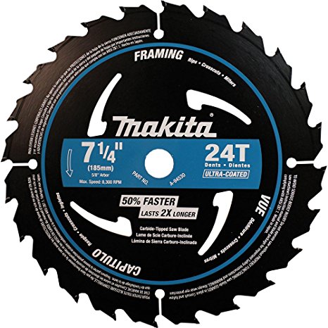 Makita A-94530-10 7-1/4" 24T Ultra-Coated Framing Blade, 10-Pack